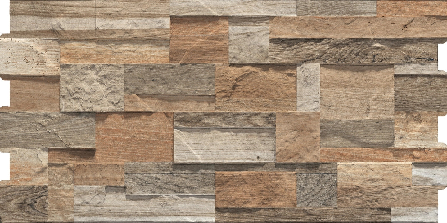 Novabell, Brickup - BKP 225 - Street Light Wood, Natural, 25x49cm, 9.00mm