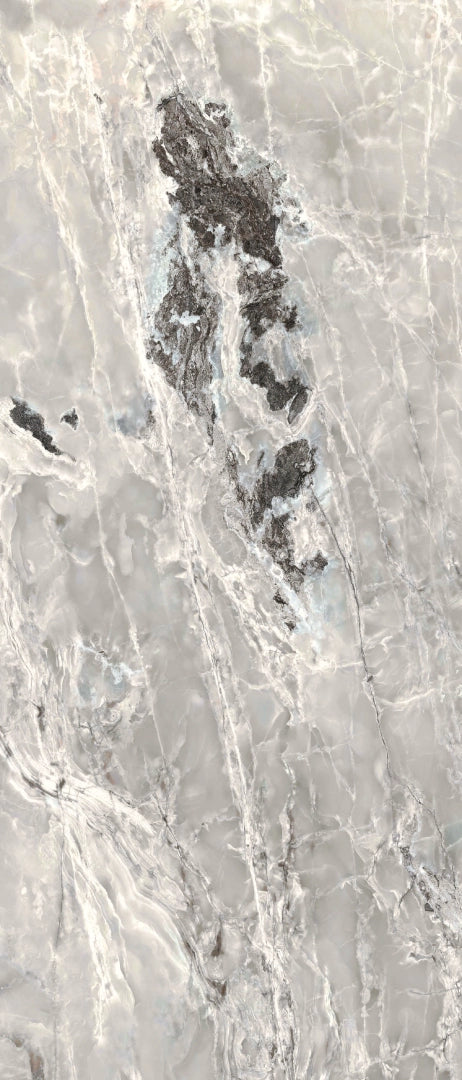 Florim, Onyx&more - 766034---Silver-Blend,-Glossy-,-120x280cm,-6.00mm,-Rett.