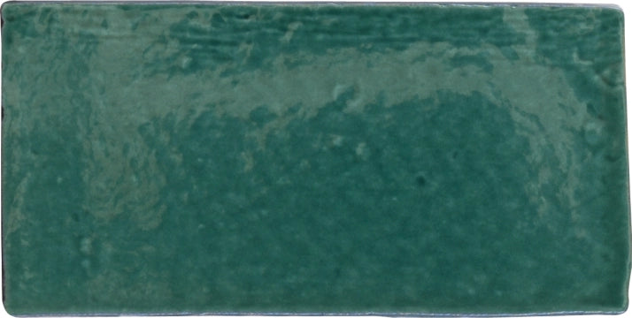 Cevica, Antic - CEM12 - Verde, Brillo, 7.5x15cm, 9.00mm