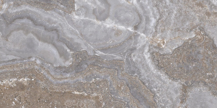 Cifre Ceramica, Jewel - Grey, Polished, 60x120cm, 10.50mm, Rett.