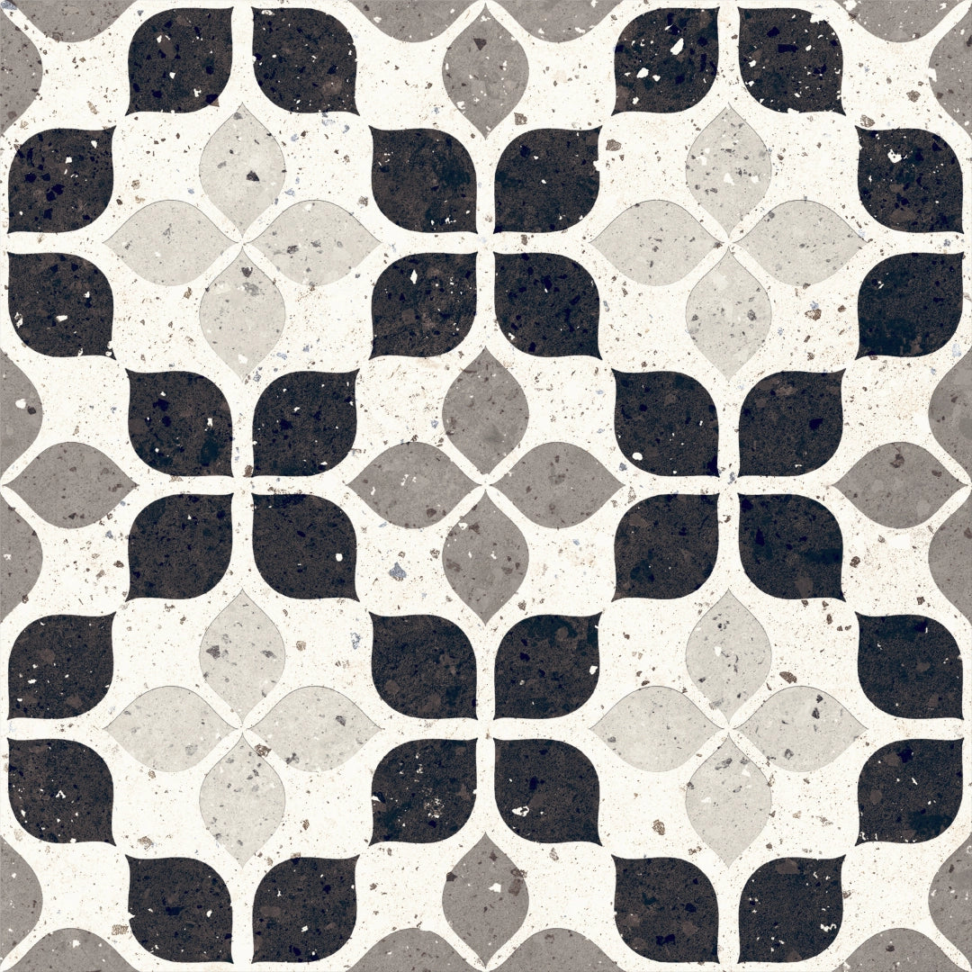 Faetano by Del Conca, Frammenti - Bianco Fiore, Matt, 20x20cm, 8.50mm
