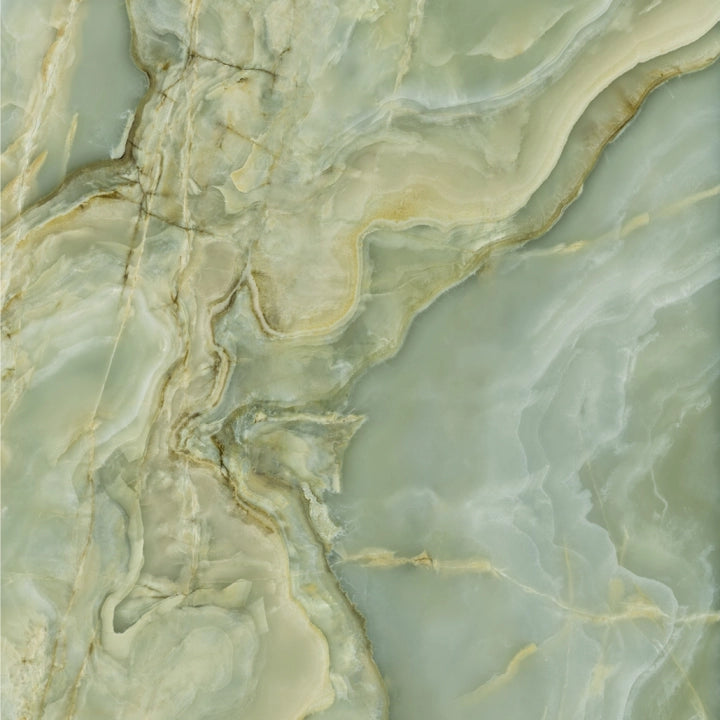 La Fabbrica Ava, Onice Iride - 173032 - Giada, Lappato, 120x120cm, 6.00mm, Rett.