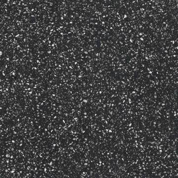 Ceramica Magica, Arte Terrazzo - MAARTE0330N - Black, Matt, 30x30cm, 9.00mm, Rett.