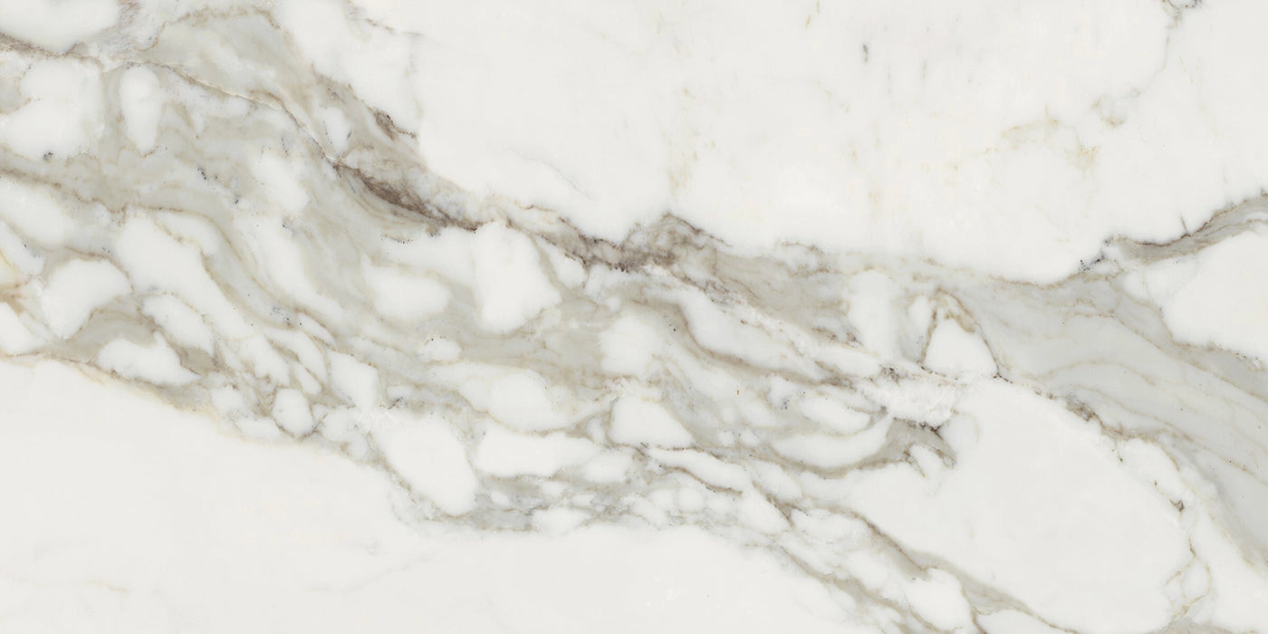 Cotto D'este, Allure - Calacatta, Glossy, 60x120cm, 6.50mm, Rett.