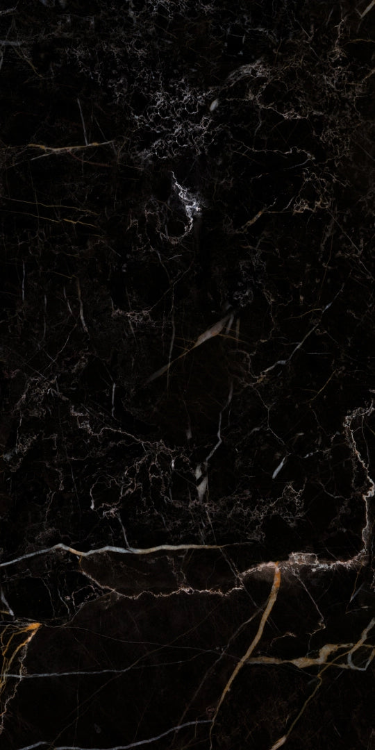 Ceramiche Caesar, Anima - AEDO - Nero Atlante, Lucidato, 160x320cm, 6.00mm, Rett.