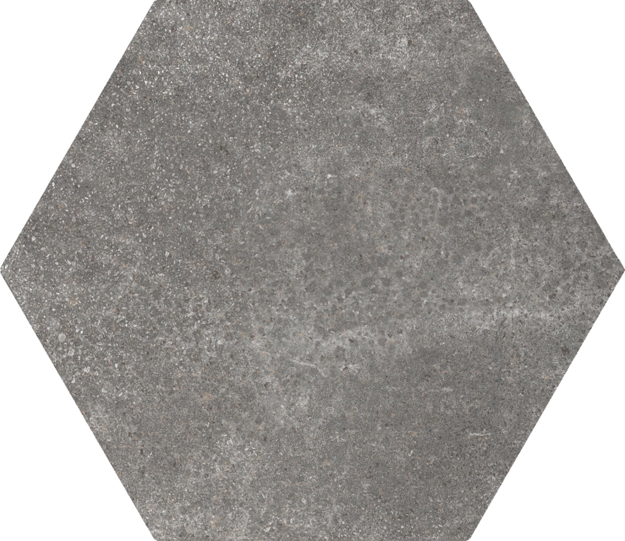 Equipe Ceramicas, Hexatile Cement - 22094---Black,-Matt,-17.5x20cm,-9.00mm,-Rett.