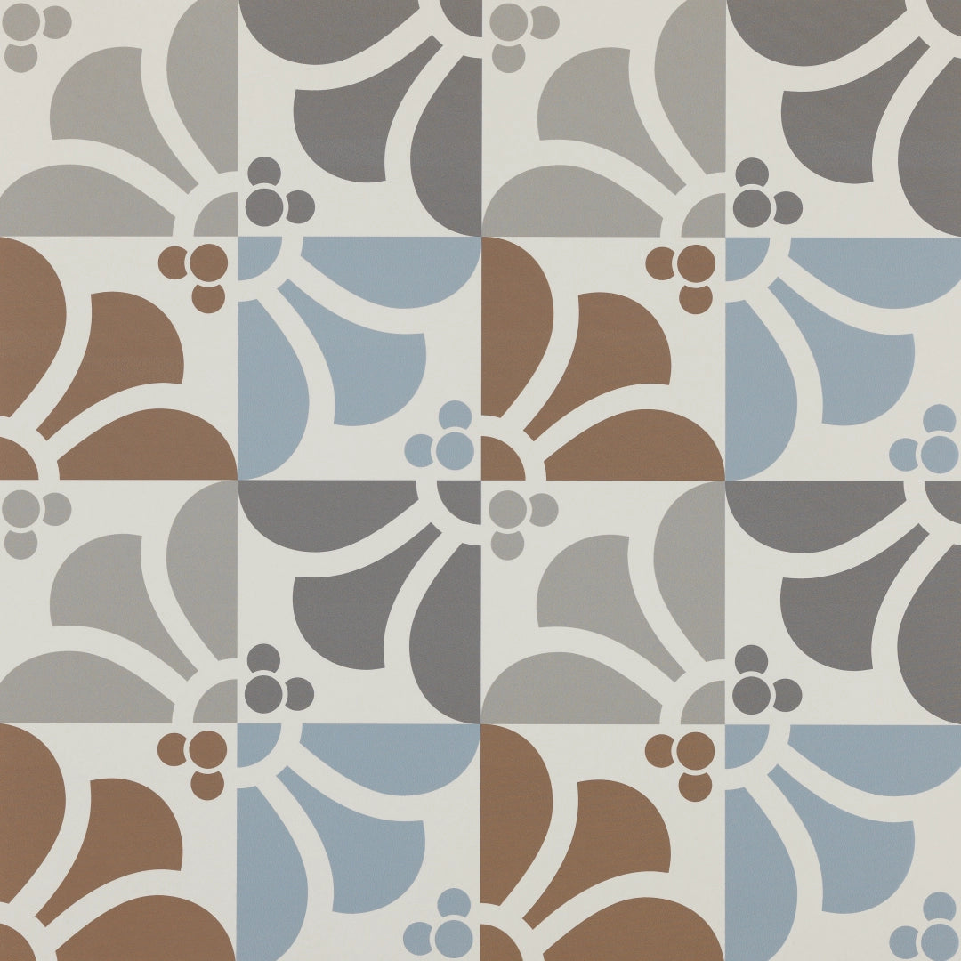 Ceramiche Refin, Frame - LM21 - Emilia Flower Modulo, Naturale, 60x60cm, 9.00mm, Rett.