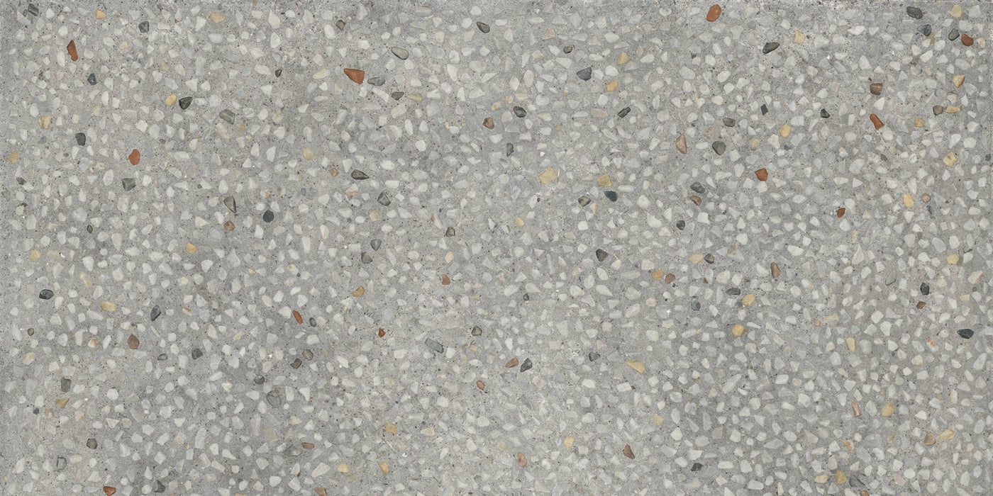 Desvres Ariana, Anima - 0007920 - Anima Ghiaia Grigio, Naturale, 60x120cm, 8.50mm, Rett.