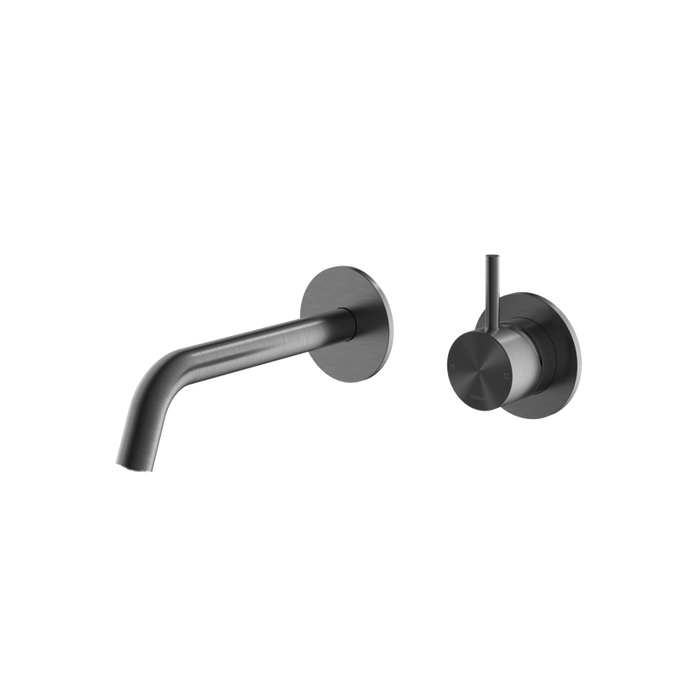 Hotbath Archie AR125 afbouwdeel voor inbouw wastafelkraan 20cm RVS 316 - Geborsteld Gunmetal PVD