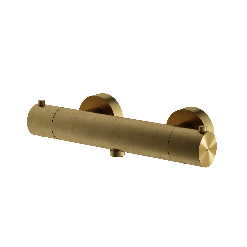 Hotbath Archie AR088 douchethermostaat RVS 316 -  Geborsteld Messing PVD