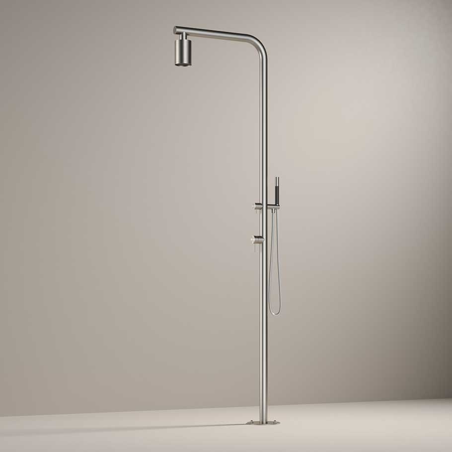 Hotbath Archie AR190 buitendouche RVS 316 - RVS
