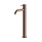 Hotbath Archie AR003H wastafelkraan hoog RVS 316 - Geborsteld Koper PVD