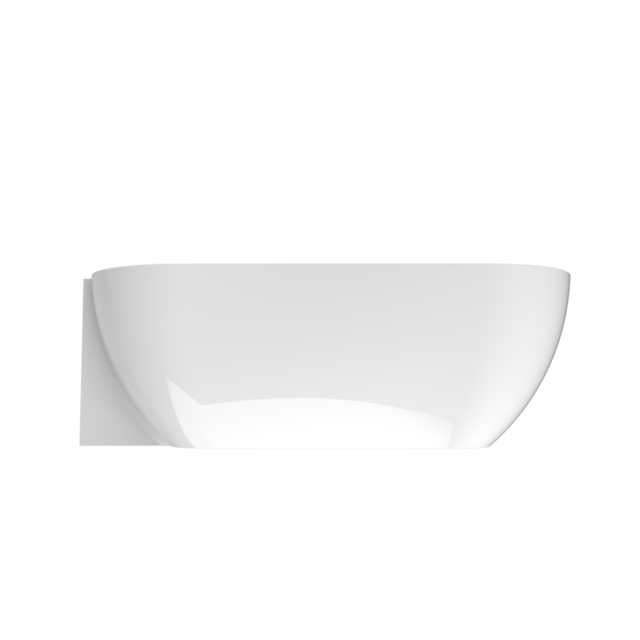 Arcqua - Havana back to wall ligbad 170x80 glans wit