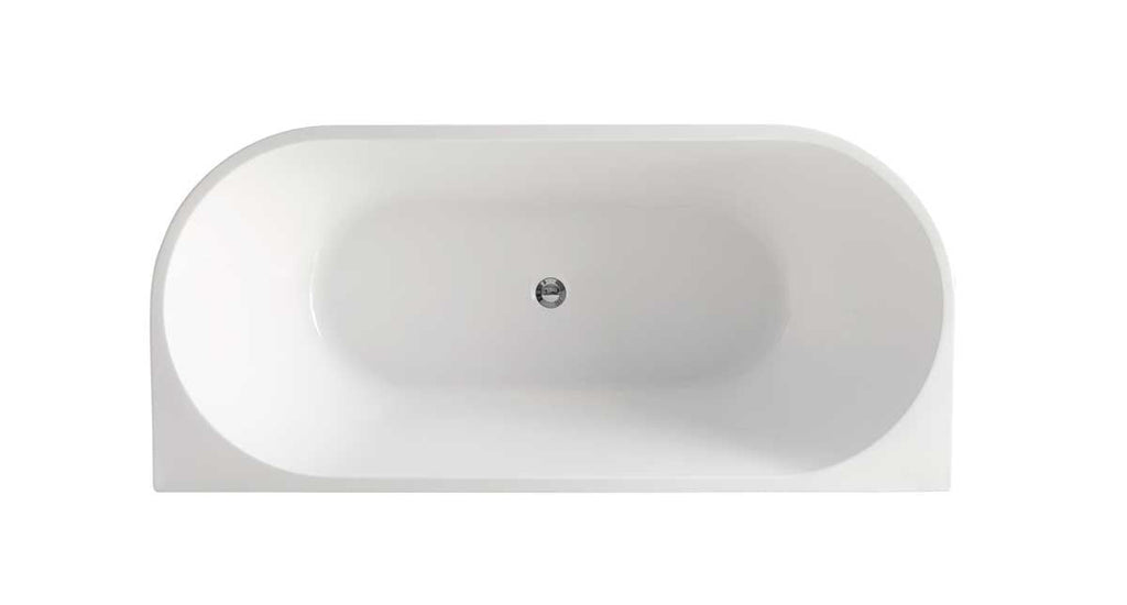 Arcqua - Patia back to wall ligbad 170x80 acryl glans wit