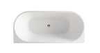 Arcqua - Patia back to wall ligbad 170x80 acryl glans wit