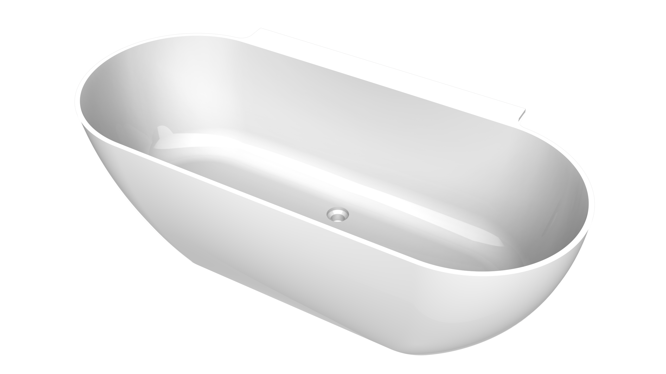 Arcqua - Ica vrijstaand ligbad 170x80 glans wit