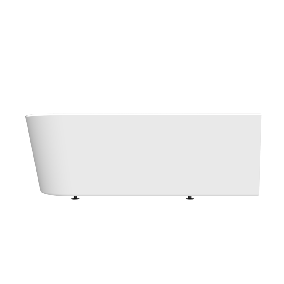 Arcqua - Santo back to wall ligbad 178x80 acryl glans wit rechts