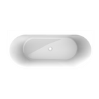 Arcqua - Santo back to wall ligbad 178x80 acryl glans wit