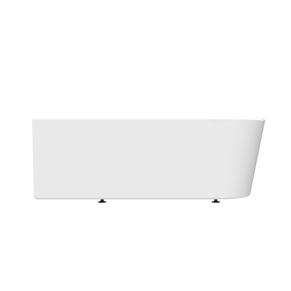 Arcqua - Santo back to wall ligbad 178x80 acryl glans wit links