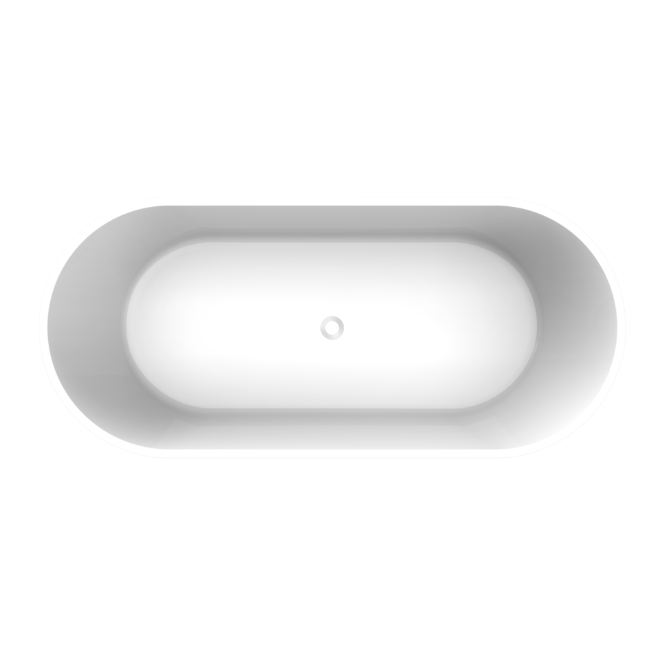 Arcqua - Pinto vrijstaand ligbad 180x80 glans wit