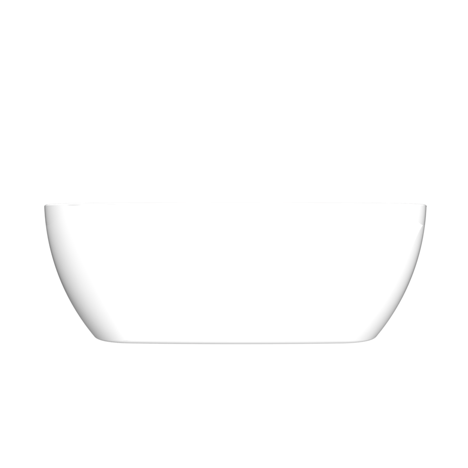 Arcqua - Tira back to wall ligbad 170x80 acryl glans wit
