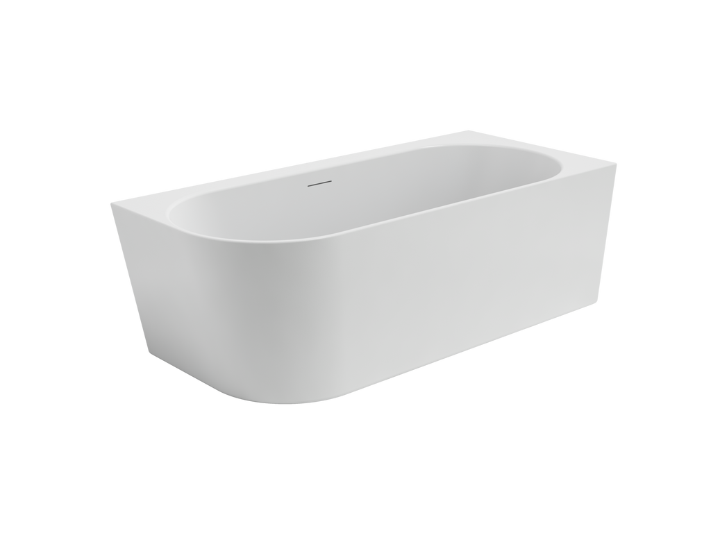 Arcqua - Santo back to wall ligbad 178x80 acryl mat wit rechts