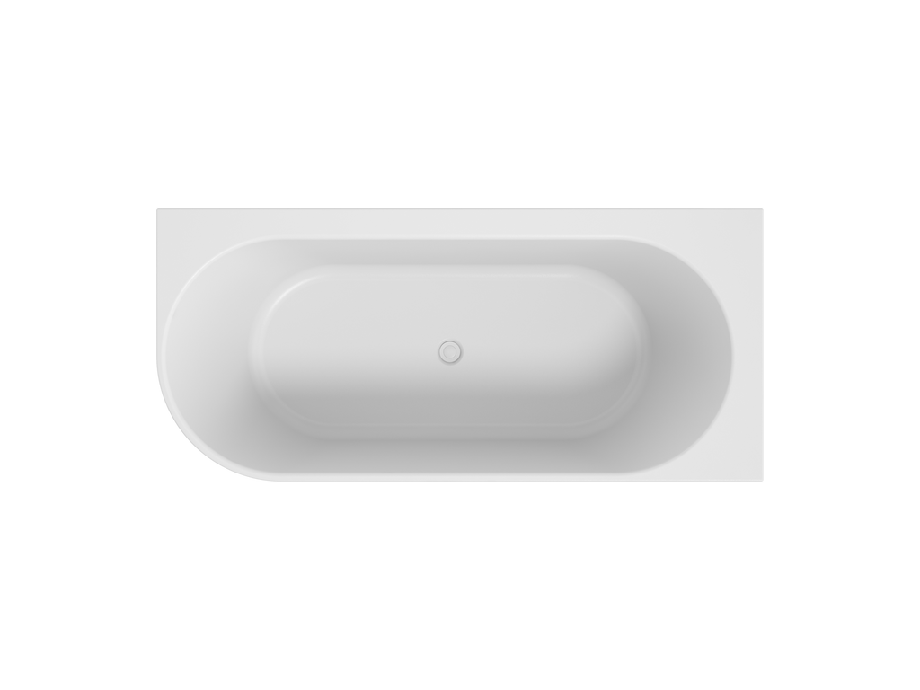 Arcqua - Santo back to wall ligbad 178x80 acryl mat wit rechts