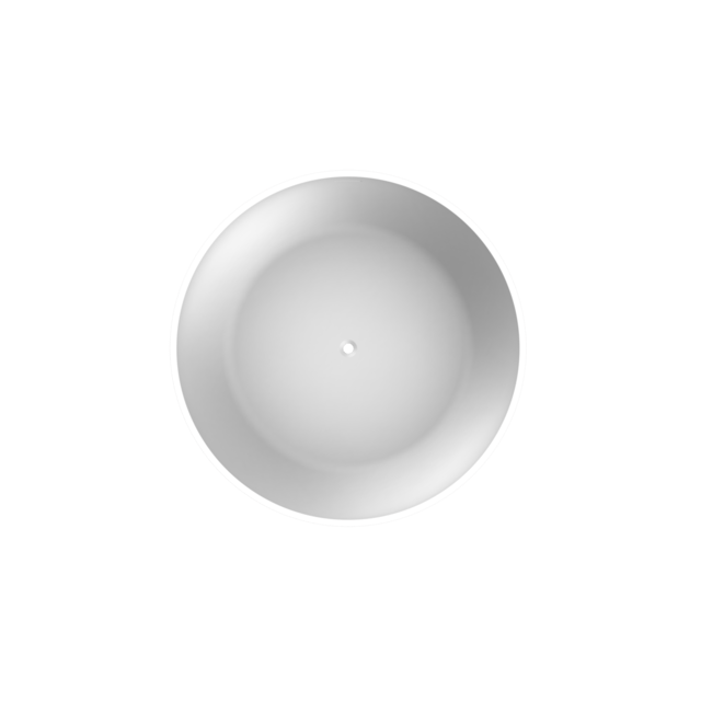 Arcqua - Cusco vrijstaand ligbad rond 153 mat wit