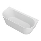 Arcqua - Santo back to wall ligbad 178x80 acryl mat wit
