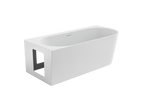 Arcqua - Santo back to wall ligbad 178x80 acryl mat wit links