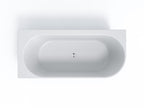 Arcqua - Santo back to wall ligbad 178x80 acryl mat wit links