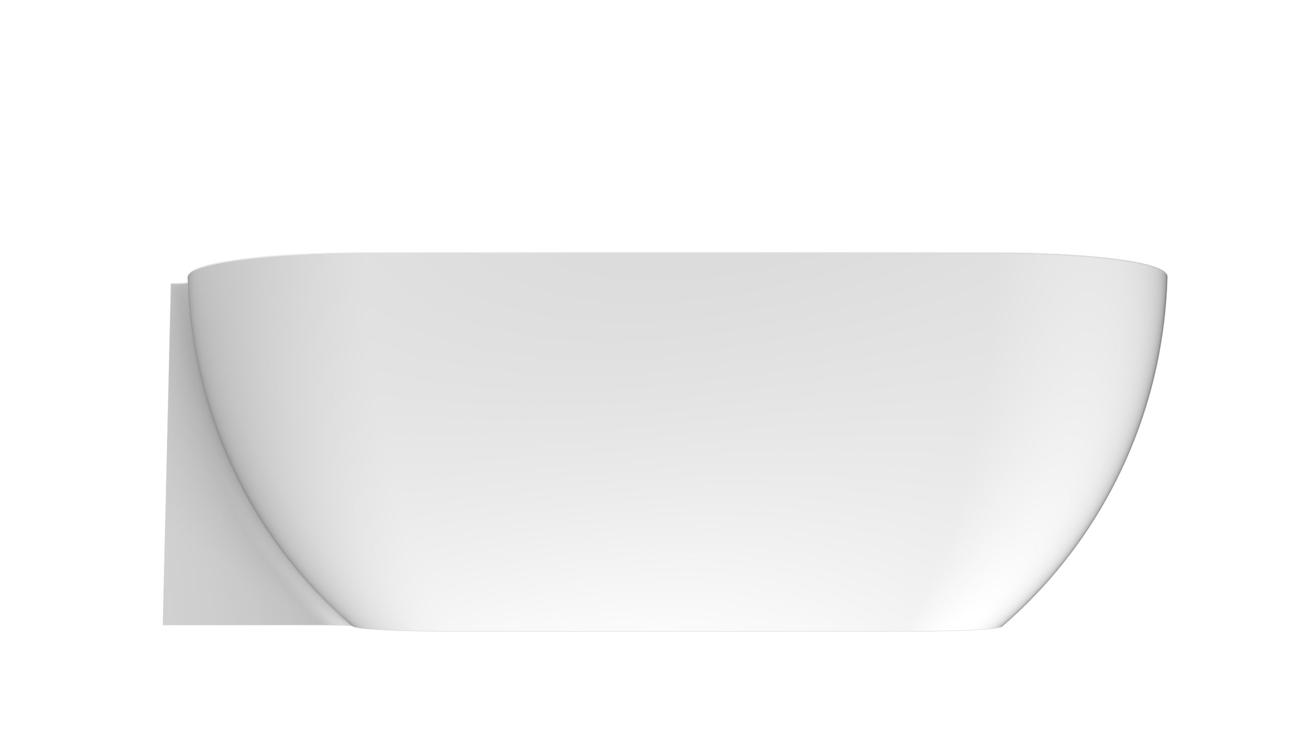 Arcqua - Havana back to wall ligbad 170x80 mat wit