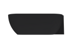 Arcqua - Havana back to wall ligbad 170x80 mat zwart links