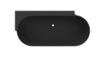 Arcqua - Havana back to wall ligbad 170x80 mat zwart