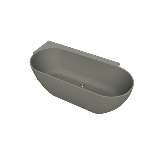 Arcqua - Havana back to wall ligbad 170x80 mat beton