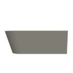 Arcqua - Pinto back to wall ligbad 170x73 mat beton rechts