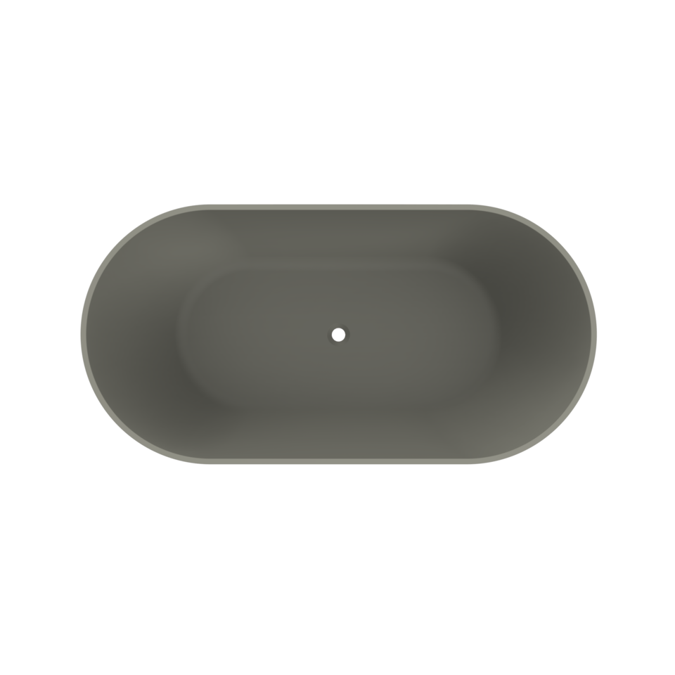 Arcqua - Cusco vrijstaand ligbad 165x85 mat beton