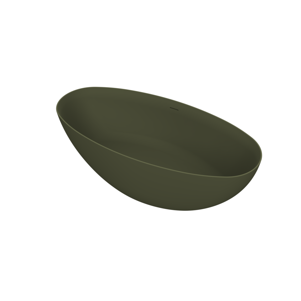 Arcqua - Havana back to wall ligbad 170x80 mat groen rechts