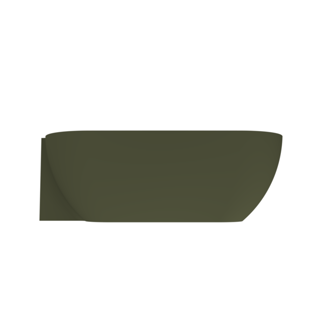 Arcqua - Havana back to wall ligbad 170x80 mat groen