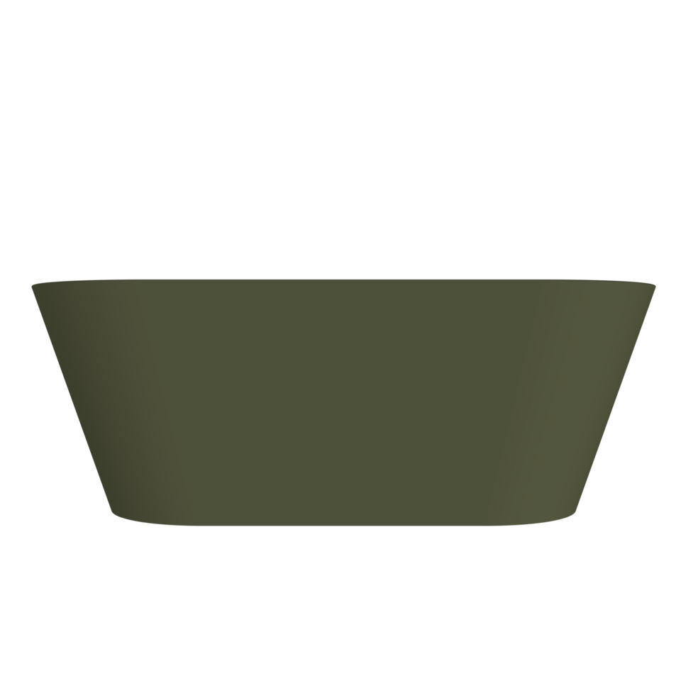 Arcqua - Pinto back to wall ligbad 180x80 mat groen