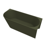 Arcqua - Pinto back to wall ligbad 180x80 mat groen rechts