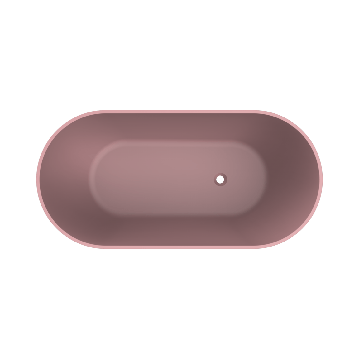 Arcqua - Cusco vrijstaand ligbad 155x75 mat roze