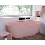 Arcqua - Havana back to wall ligbad 170x80 mat roze links