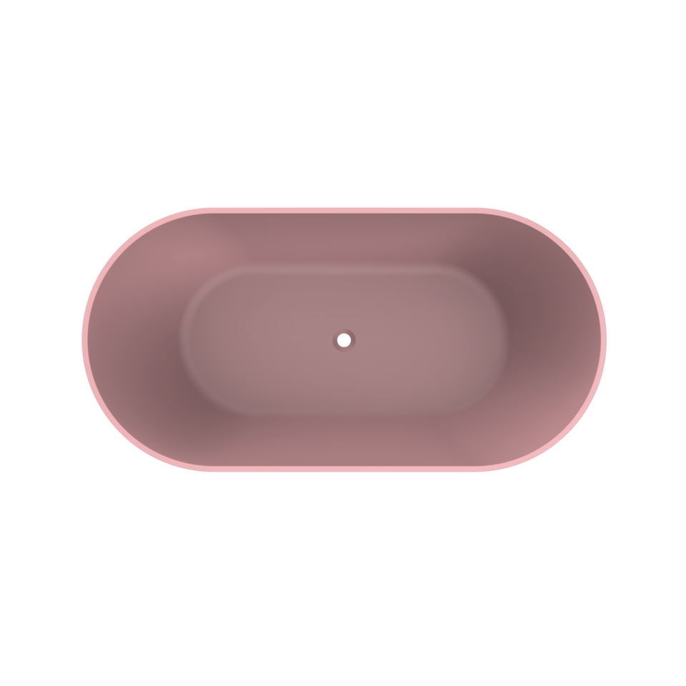 Arcqua - Cusco vrijstaand ligbad 165x85 mat roze