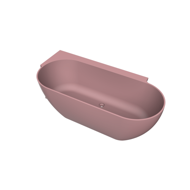 Arcqua - Havana back to wall ligbad 170x80 mat roze