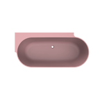 Arcqua - Havana back to wall ligbad 170x80 mat roze