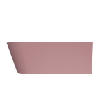 Arcqua - Pinto back to wall ligbad 180x80 mat roze rechts