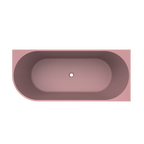 Arcqua - Pinto back to wall ligbad 180x80 mat roze rechts