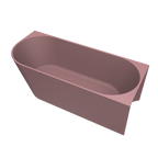 Arcqua - Pinto back to wall ligbad 170x73 mat roze rechts