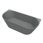Arcqua - Pinto back to wall ligbad 160x70 mat grijs